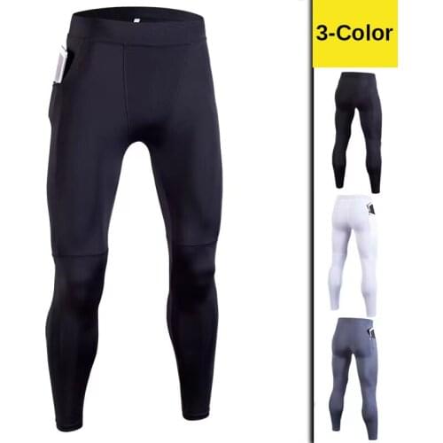 2021 Men Compression Pants Running Tights Fitness Pants Gym Yoga Trousers Jogger Sports Leggings Sportswear Jogger Elastic Pants