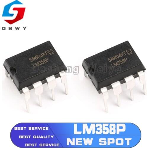 10PCS LM358N DIP8 LM358P DIP LM358 DIP-8 New and Original IC Chipset