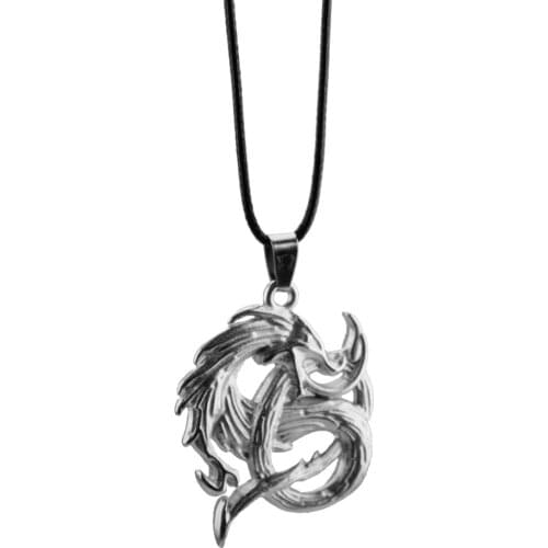 New Pendant Wizard Witcher 3 Medallion Pendant Necklace Dragon Necklace Keychain Neck Chain Halloween Pendant Jewelry Gift