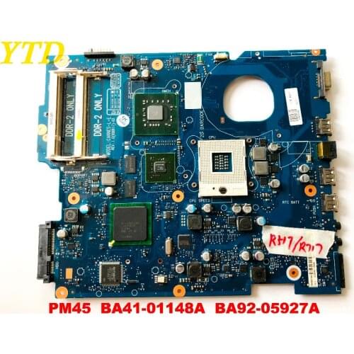 Original for SAMSUNG R517 R519 R717 R719 laptop motherboard PM45 BA41-01148A BA92-05927A tested good free shipping