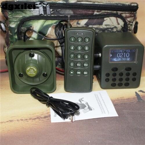 Xilei Outdoors Duck Call Mp3 Sounds Hunting Bird Caller 50W 150Db Remote Control 898B Mp3 Player With Timer