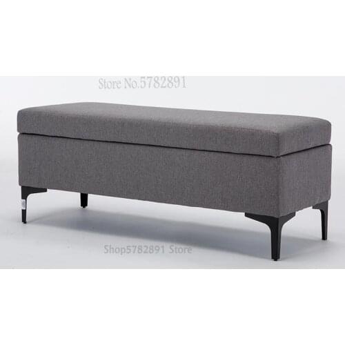 Shoes Changing Stool Nordic Bed End Stool Light Luxury Clothing Store Long Bench Net Red Sofa Simple Fitting Room Bench Storage