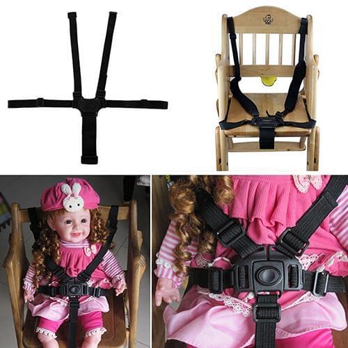 Universal Baby 5 Point Harness Safe Belt Seat Belts For Car Stroller Chair Pram Buggy Children Kid Pushchair 360 Rotating Hook