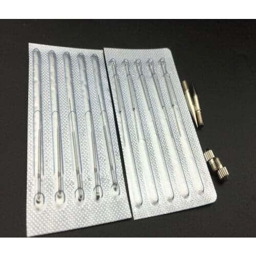 1 Set 15 Pcs Micro Removal Pen Mole Freckle Spot Needles Sweep Spot Mole Plasma Point Tattoo Machine Needles