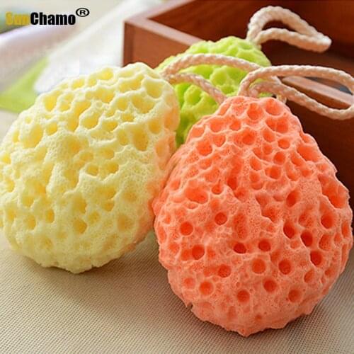 2021 Fashion Baby Kids Bath Brushes Shower Bath Rub Sponge Children Soft Clean Brush Quick Drying Foam Exfoliating Body Cleaning