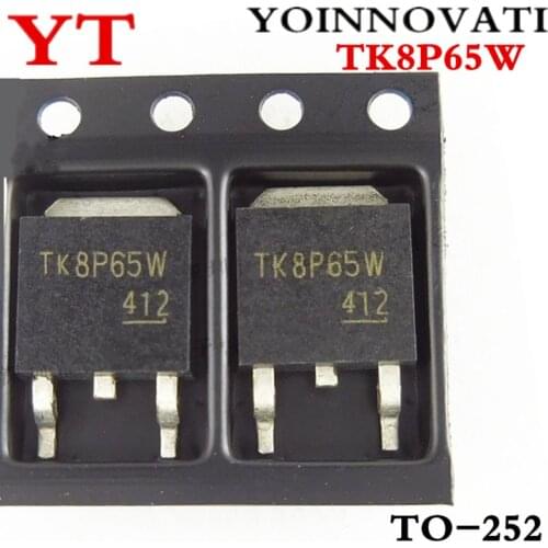 50pcs/lot TK8P65W TK8P65 8P65 8A 650V TO-252 IC Best quality