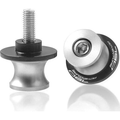 Motorcycle Accessories CNC Aluminum Swingarm Slider For 790Adventure 790 Adventure R S ADV 2019 2020 Swing Arm Stand Screw