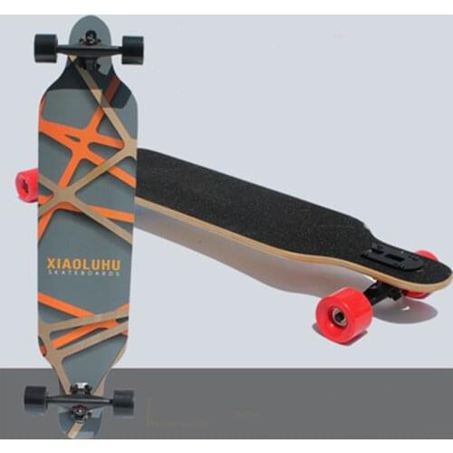 Big skateboard road four-wheel long board travel brush street dancing flat dance board