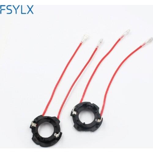 FSYLX 12X h7 led headlamp holder socket for GOLF 5 Old Jetta h7 led headlight bulb clip retainer adapter holder for VW GOLF 5