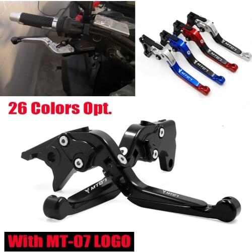For YAMAHA MT-07 MT-09 MT07 MT09 2014 2015 2016 2017 2018 2019 2020 2021 CNC Adjustable Folding Extendable Brake Clutch Levers