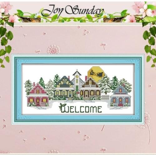 Welcome Patterns Counted Cross Stitch 11CT 14CT Cross Stitch Set Wholesale Cross-stitch Kit Embroidery Needlework