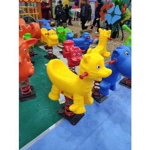 Outdoor balance seesaw children seesaw garden toy seesaw chair kids seesaw playground seat baby seesaw childrens horse Q02