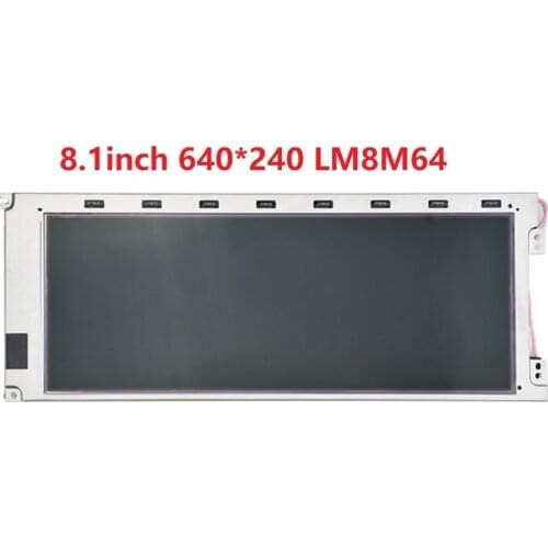 Original 8.1" inch for SHARP LM8M64 LCD Screen Display Panel 640(RGB)*240 LCD Display Screen panel