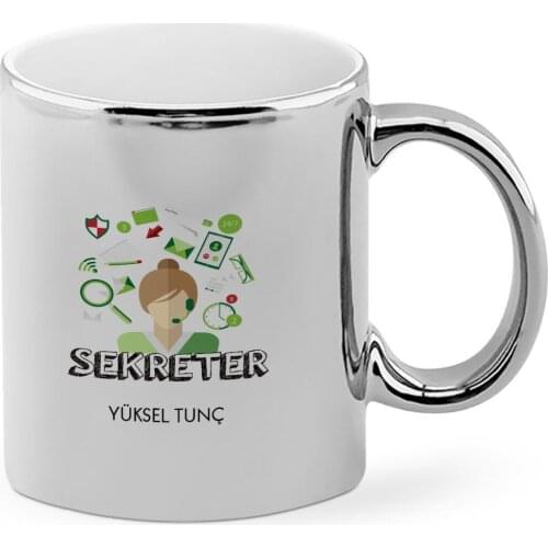 Personalized Professional Secretary Chrome Mug Cup-1