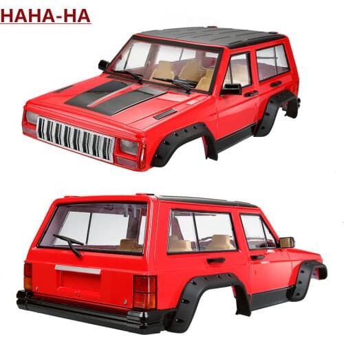 313mm Wheelbase Complete JEEP Cherokee XJ Hard Body Set for 1/10 RC Crawler Axial SCX10 & SCX10 II 90046 90047 Traxxas TRX4