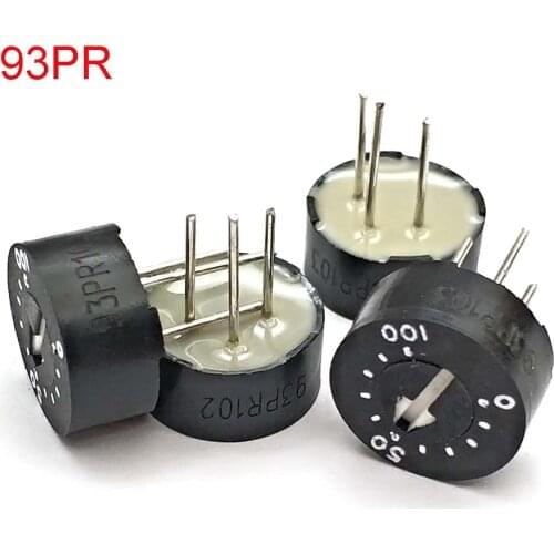 93PR10KLF Glass Glaze Potentiometer 93PR10K with Scale 93PR103