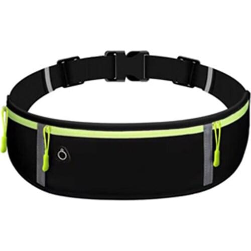 Running Waist Bag 6.5 Inches Outdoor Sports Phone Running Pouch Breathable Fitness Jogging Bag Pockets