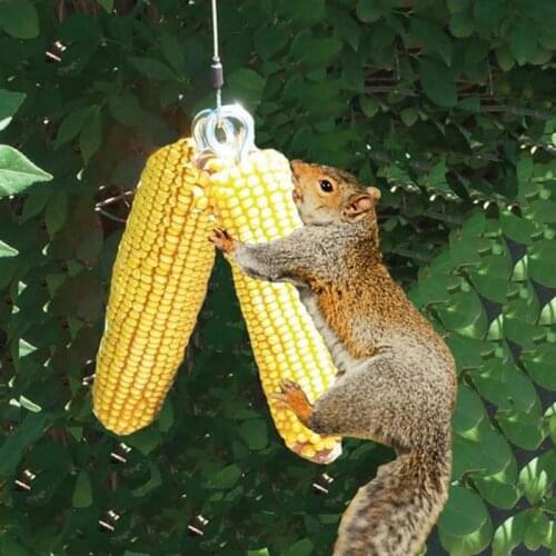 Squirrel Bungee Jumping Toys For Outside Funny Squirrel Feeding Tools The Bouncing Feeder Suitable For Garden Outdoor Hanging