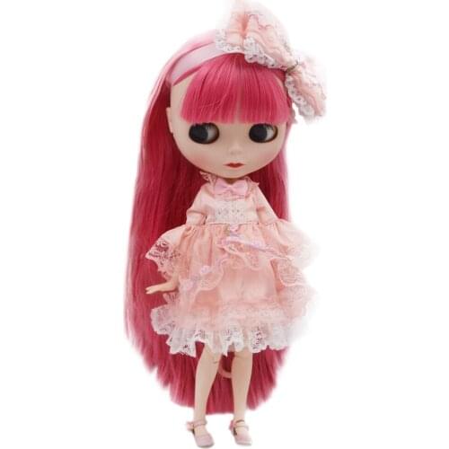 Blyth Doll BJD, Neo Blyth Doll Nude Customized Frosted Face Dolls Can Changed Makeup and Dress DIY, 1/6 Ball Jointed Dolls SO40