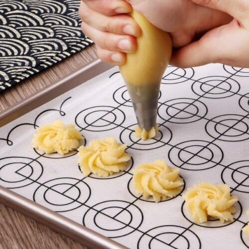 Silicone Baking Mat Macaron Pastry Tools Dough Pad Home Non Stick Mats For For Cakes Pastry Tools Sheet Dough Roll Pad