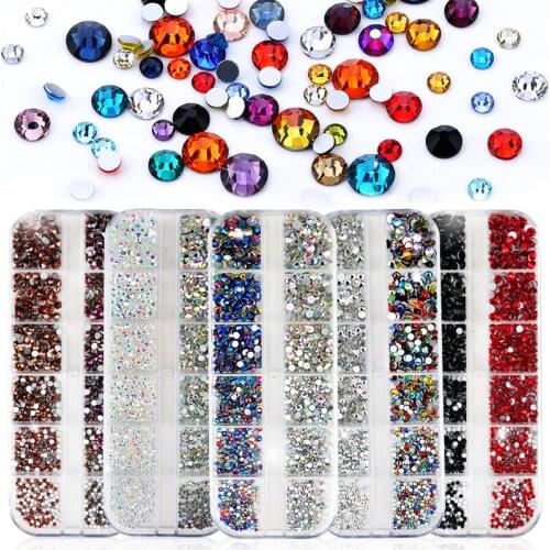 1440pcs Set Rhinestones Non Hot Fix Strass Diy Handmade Exquisite Production 2020 Latest Models Cost-effective Стразы для одежды