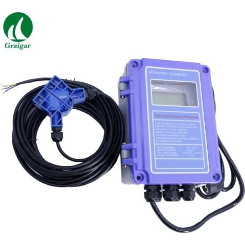 Promoted Wall Mounted Ultrasonic Flowmeter MHC-3000B with L2 Sensor Range DN50-700mm