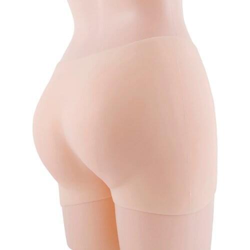 1500g Full Silicone Buttocks Hips Ass Enhancer 2cm Shaper Pants Body Shaped Underwear Silicone Buttock Enhancement
