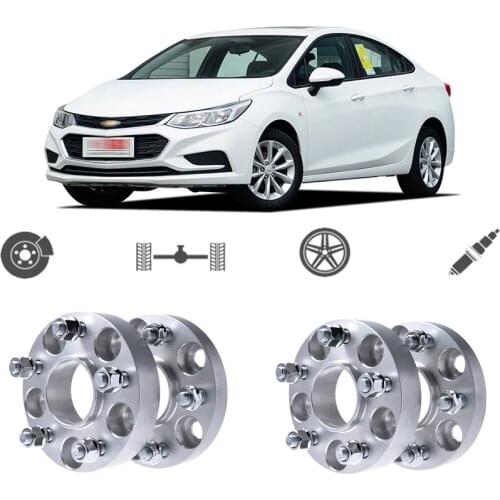 Teeze 4pcs 5X105 56.6CB 25mm Thick Hubcenteric Wheel Spacer Adapters For Chevrolet Cruze 2009
