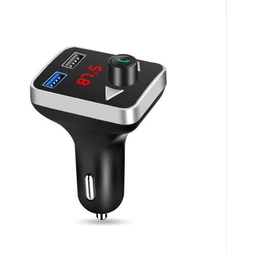 Kebidu 2.1A Dual USB Car Charger LED Display Bluetooth FM Transmitter Wireless Handsfree Audio Receiver Auto MP3 Player
