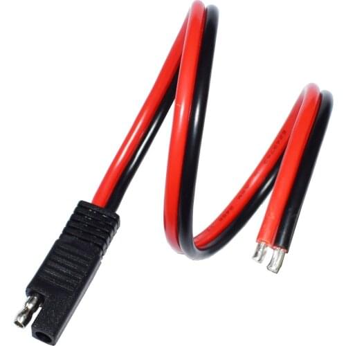 12AWG SAE Plug 40CM SAE Power Automotive Extension Cable Quick Disconnect Plug for Car Motorcycle Solar Panel Battery Chargers