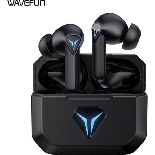 Wavefun G100 Wireless Gaming Headphones 45ms Low Latency AAC Bluetooth Earphones Game Sound Compensation Volume Control Earbuds
