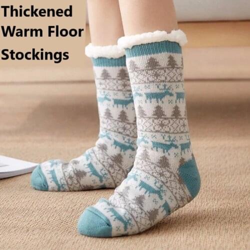 Home Stockings, Floor Stockings, Adult Slipper Stockings, Heating Carpet Stockings in Winter,women and men,fashion and keep warm