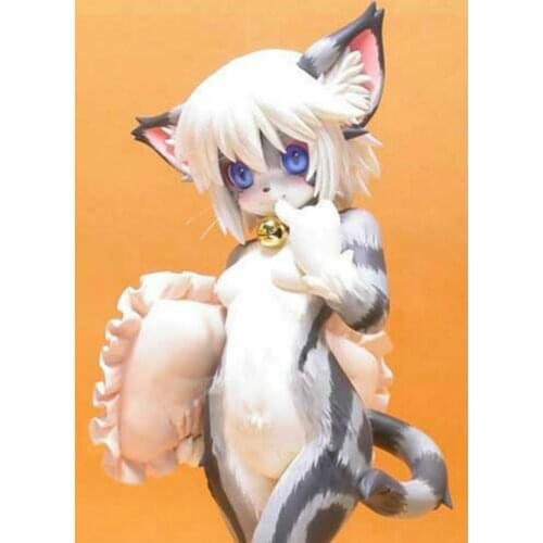 GK Resin White Model 1/6 Flower Pear Cat Furry Orc Hand-Made Unpainted Kits Spot HX