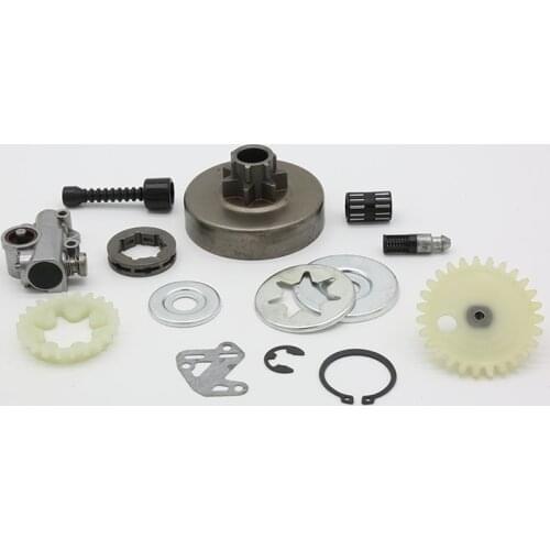 3/8" Clutch Drum Sprocket Rim Oil Pump Filter Line Washer Repair Kit For Stihl MS380 MS381 MS 038 381 380 Felling Chainsaw Parts