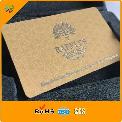 Matt surface Customized CMYK Plastic PVC loyalty Card