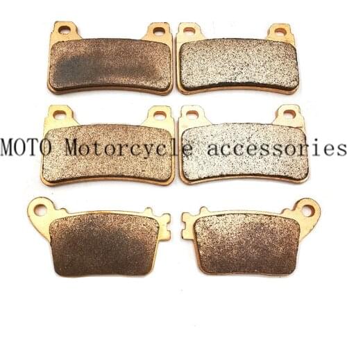 Copper Based Sintered Front Rear Brake Pads For CBR 600 RR CBR600RR CBR600 2007-2017 CBR1000RR CBR 1000 RR CBR1000 2006-2016