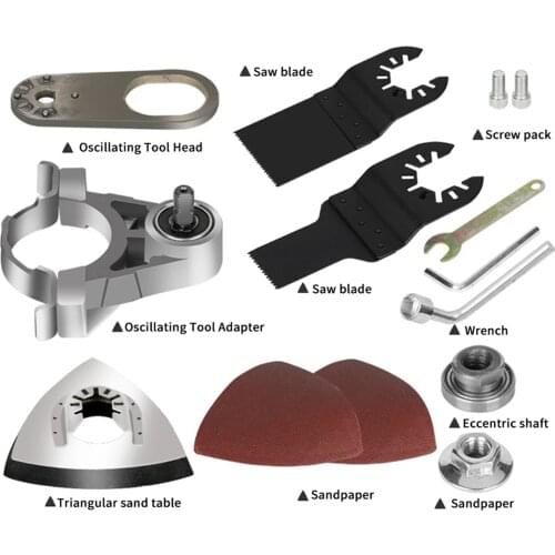 100mm Type Multifunction Angle Grinder Converter Oscillating Tool Adapter Kit Quick Change Sanding Grinder Tools