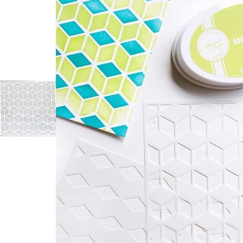 New for 2021 Arrive Hot Sale Block Tower Stencil Scrapbook Diary Decoration Embossing Template Diy Greeting Card Handmade