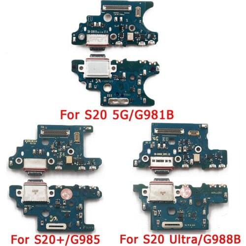 Original Charging Port for Samsung Galaxy S20 5G Plus Ultra G981 G985 G988 USB Charge Board PCB Dock Connector Flex Spare Parts