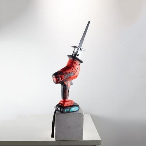 Cordless Reciprocating Saw 21V Adjustable Speed Electric Chainsaw Wood Metal PVC Pipe Cutting Reciprocating Saw Power Tools