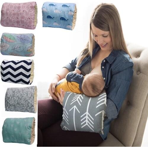 Adjustable Baby Cotton Nursing Arm Pillow Breastfeeding Washable Baby Infant Nursing Breastfeeding Pillow Cushion Arm Pad