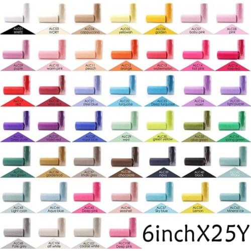 Tulle Roll Wedding Decoration Roll Fabric Spool Craft Tulle Fabric Tutu Dress DIY Organza Baby Shower Party Supplies 25Yard15cm