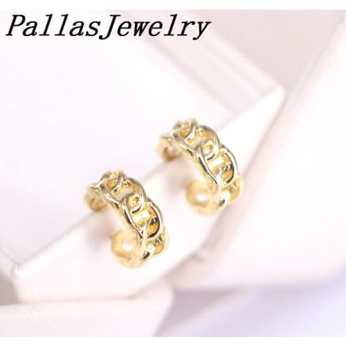 6Pairs Gold Color No Pierced Ear Cuff C Shaped Clip On Earrings Circle Earcuffs Party Wedding Jewelry