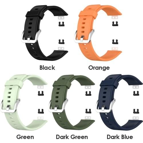 Silicone Band Fashionable Dial Wristwatch Present for Huawei Smart Watch Fit Strap Tool Replacement Bracelet Tools