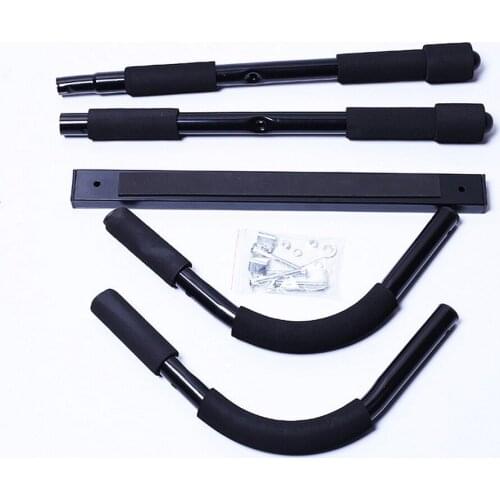 Pull 3kg 50 * 20 * 8cm" carbon steel pipe functional door pull up bar Indoor Chin-up bar home gym workout with resistance bands