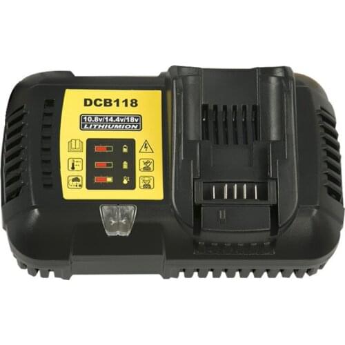 High quality Li-Ion Battery Charger 4.5A for Dewalt 10.8V 12V 14.4V 18V 20V DCB118 DCB101 Battery EU Plug