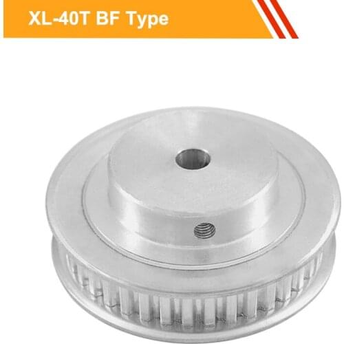 XL 40T Timing Belt Pulley 11mm Belt Width XL Type Synchronous Pulley Wheel 6/8/10/12/14/15/19mm Bore Motor Belt Pulley