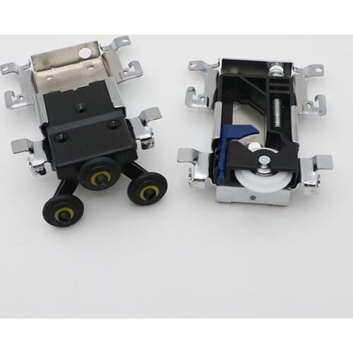 Sliding wardrobe door part top/bottom down Wheels/Runner/Guides kit side-mounted hanging sliding pulley open wheel for cabinet