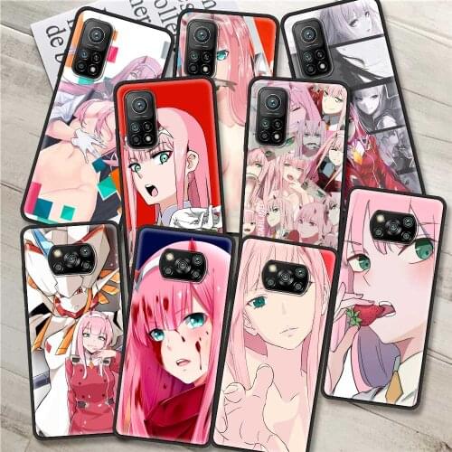 Zero Two Darling in the FranXX Anime Phone case For Xiaomi10T Lite 11 11X 11i Ultra Pro 10S 9T 9 SE 8 Lite Shell Fundas Bumper