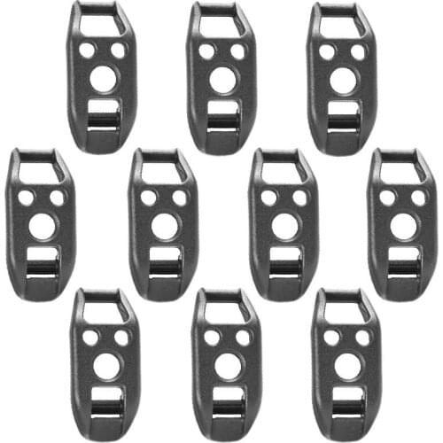 10Pcs Tent Poles Base Fixed Buckle Canopy Pole Connector Tents Webbing Fixing for Outdoor Camping Hiking